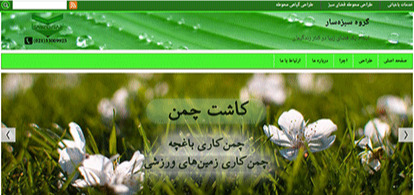 طراحی سایت سبزه سار
